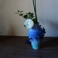 Ryuji Iwasaki アイスグリーン+紫匂花器