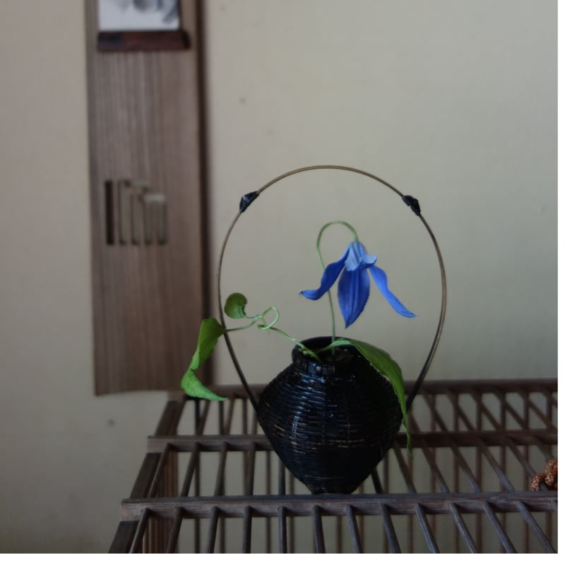 吉田佳道　小の籠V手付き　Yoshimichi Yoshida Yoshimichi Yoshida 吉田佳道 小の籠(手付き) | g's gallery