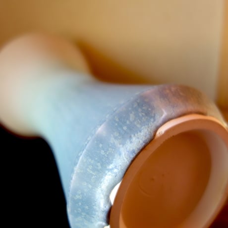 Ryuji Iwasaki 岩崎龍二　アイスグリーン花器