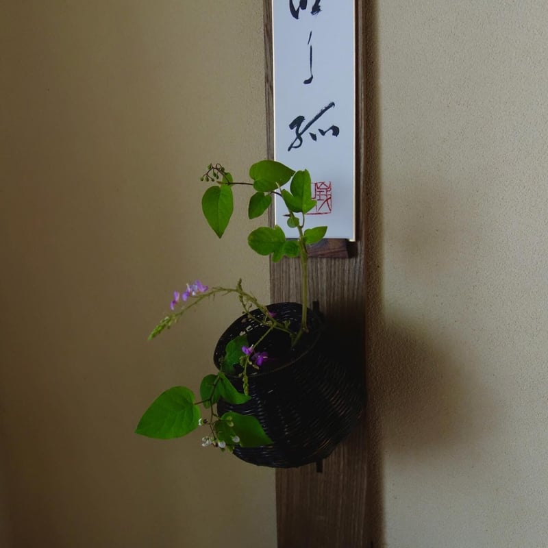Yoshimichi Yoshida 吉田佳道 竹掛け花入 おぼろ | g's gallery