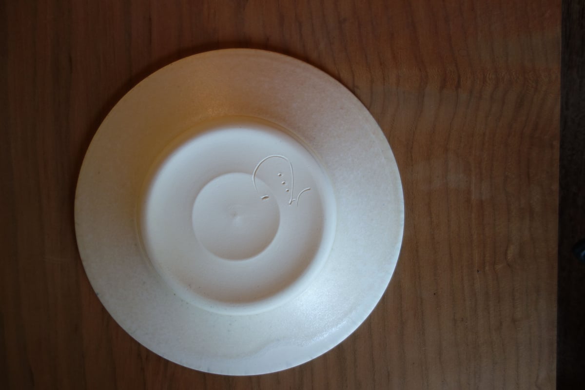 Ryuji Iwasaki アイスグリーン五寸平皿 | g's gallery