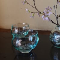 Akemi Kaminaga 神永朱美　琵琶湖彩冷茶グラス(湯飲みサイズ)