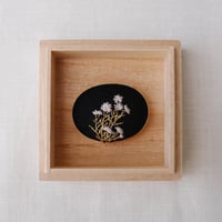 Mayumi Tomita 富田真弓　光琳図案刺繍帯留　河原撫子