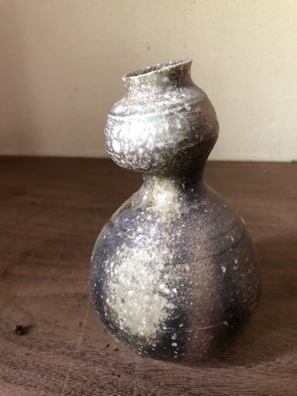 ♥古丹波　瓢形　花器　花瓶　花入れ　桐箱付き　骨董品　古玩 Q Tani 瓢花入れ | g's gallery