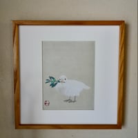 オリーブを咥える鳩 Hidetoshi Mito 美登英利アート