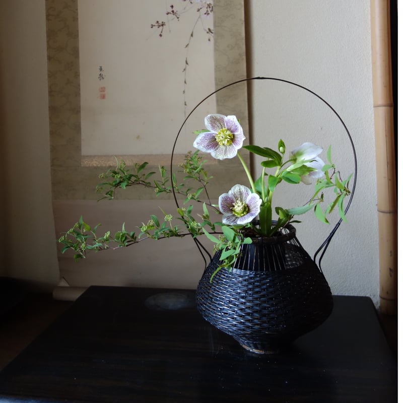 Yoshimichi Yoshida 吉田佳道 手付竹籠 黒松葉 | g's gallery