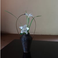 Yoshimichi Yoshida 吉田佳道 櫛目広口竹の花入 | g's gallery
