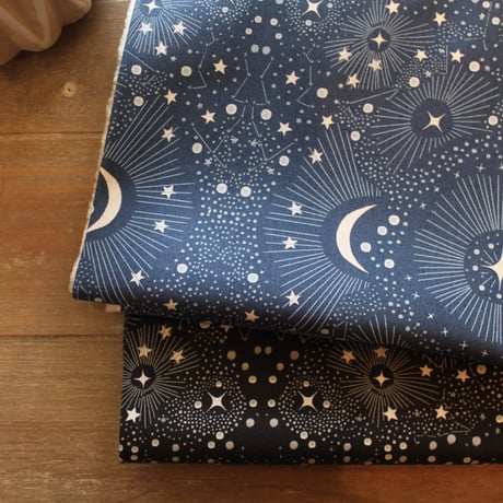 USAコットン○stars○ブラック○moda○星star