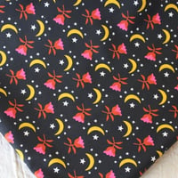 USAコットン○flower&moonstar○rubystarsociety○ブラック◯フラワー