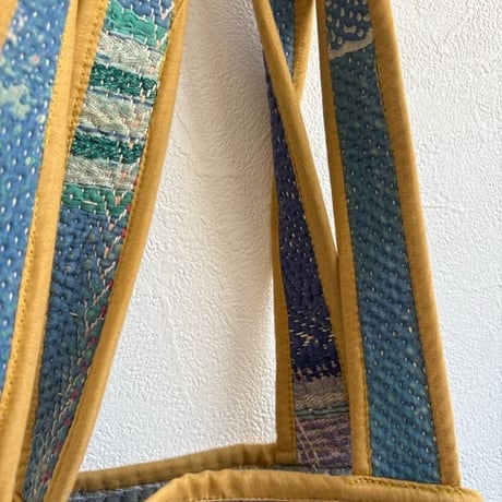 カンタキルトトートバッグ◯ブルー系A◯