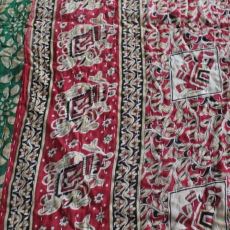 インド○カンタキルト○バード&エレファント○  約216×139cm