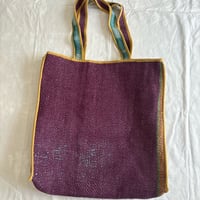 カンタキルトトートバッグ◯パープル系B◯