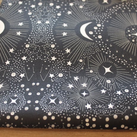 USAコットン○stars○ブラック○moda○星star