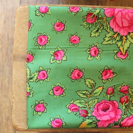 USAコットン○Rosieグリーン○KaffeFassett○花柄・フラワー
