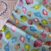 USAコットン○shellspell ○Loralie design◯水色地