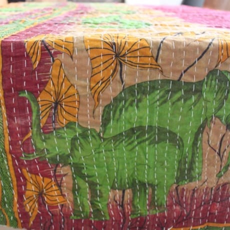 インド○カンタキルト○エレファント○  約216×139cm
