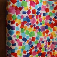 USAコットン生地○カラフルスクエア◯hifashionfabrics
