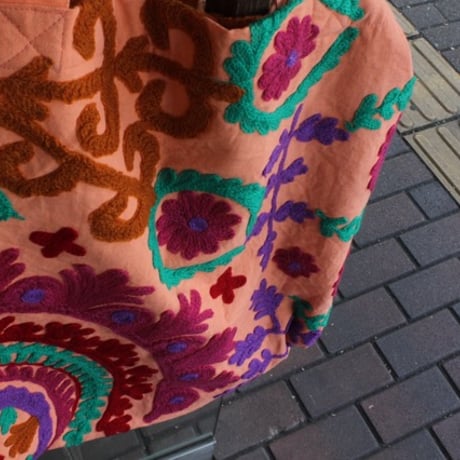 SuzaniBag.C◯オレンジ×ストライプ