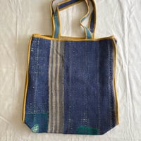 カンタキルトトートバッグ◯ブルー系A◯