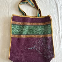カンタキルトトートバッグ◯パープル系A◯