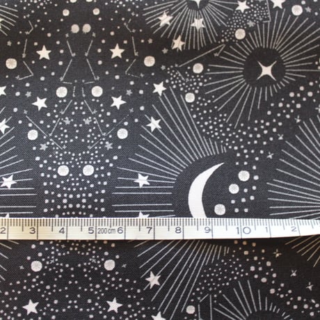 USAコットン○stars○ブラック○moda○星star