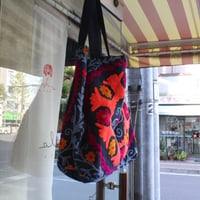SuzaniBag.A◯ネイビー×内ボーダー