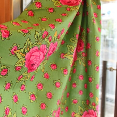 USAコットン○Rosieグリーン○KaffeFassett○花柄・フラワー