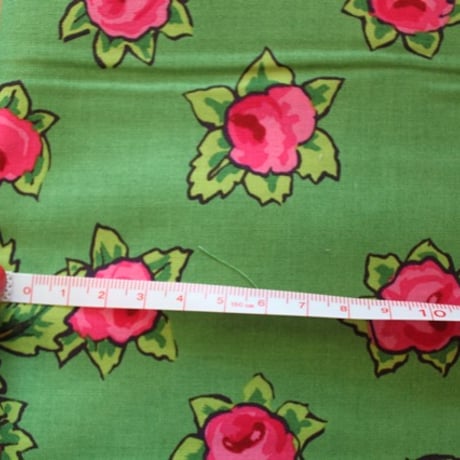 USAコットン○Rosieグリーン○KaffeFassett○花柄・フラワー