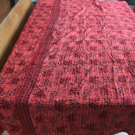 インド○カンタキルト○バード&エレファント○  約216×139cm