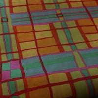USAコットン○checkmate○KaffeFassett○チェック柄◯イエロー系