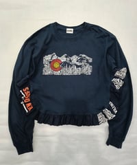 リメイクフリルロングカットソー