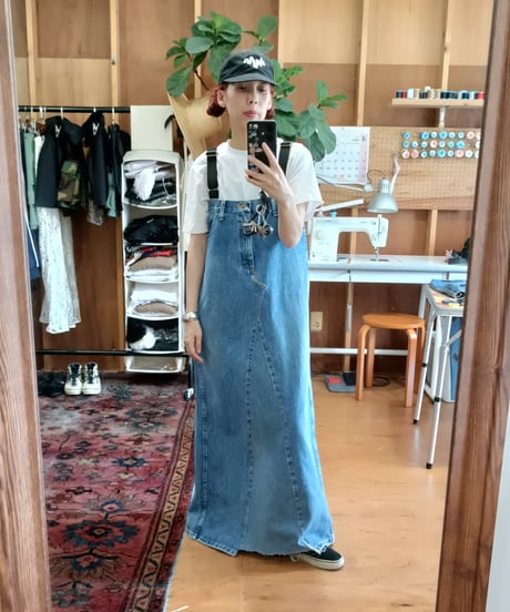 ④リメイクデニムワンピース