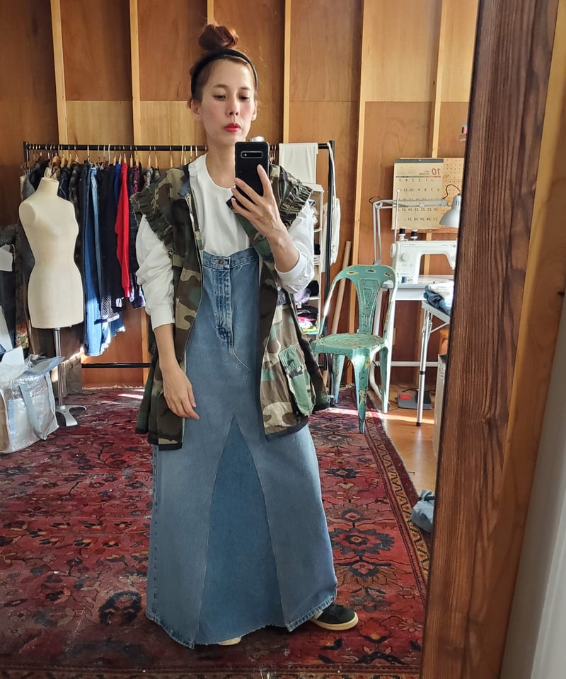 リメイクデニム　アレンジデニムワンピ リメイクデニム アレンジデニムワンピ - メルカリ