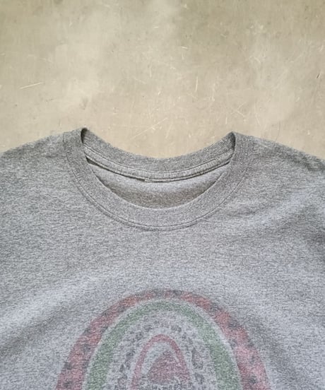 リメイクフリルロングTシャツ（グレー）