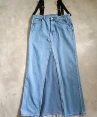 リメイクデニムロングワンピース