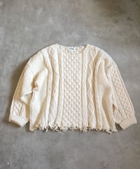 ザクザクアランニット②