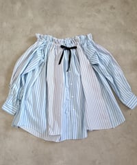 リメイクオフショルダーシャツ