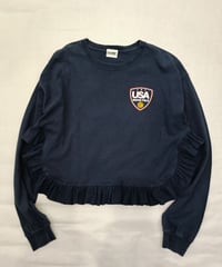 リメイクフリルロングカットソー