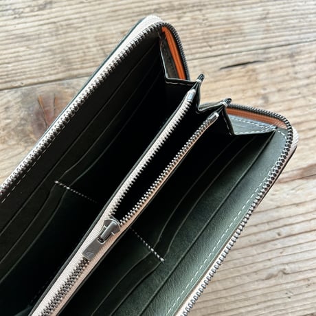 Y'2 leather  EMBOSSED LEATHER LONG WALLET 「YW-06-SP」