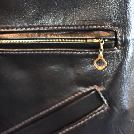 UNION JAP Leathers【SPORTS JKT】Y2leather (ダブルネーム商品) LotNo.／UJ-0026Nビンテージブラック