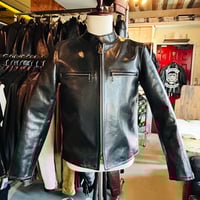 【2025NEW】  UNION JAP Leathers【STANG JKT】LotNo.／UJL-1001 ビンテージブラック