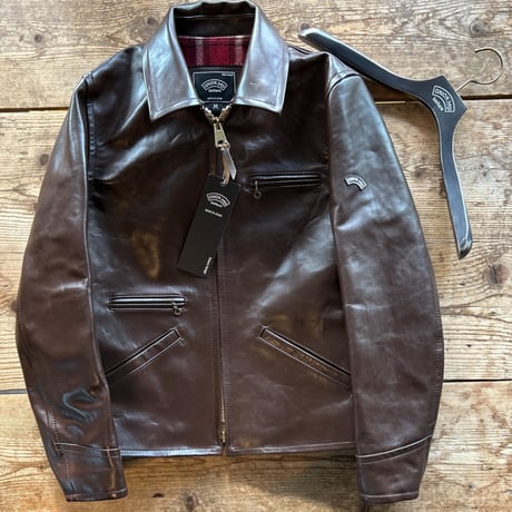 UNION JAP Leathers【SPORTS JKT】Y2leather (ダブルネーム商品) LotNo.／UJL-1002ビンテージブラウン