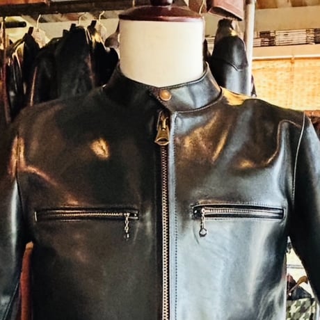 UNION JAP Leathers【STANG JKT】LotNo.／UJL-1001 ビンテージブラック
