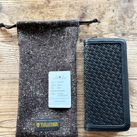 Y'2 leather  EMBOSSED LEATHER LONG WALLET 「YW-06-SP」