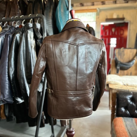 UNION JAP Leathers【SPORTS JKT】Y2leather (ダブルネーム商品) LotNo.／UJL-1002ビンテージブラウン