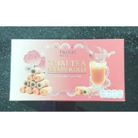 タイお土産★PROUD Thai Tea Crispy Rolls【プラウド　タイティー　クリスピー　ロール】