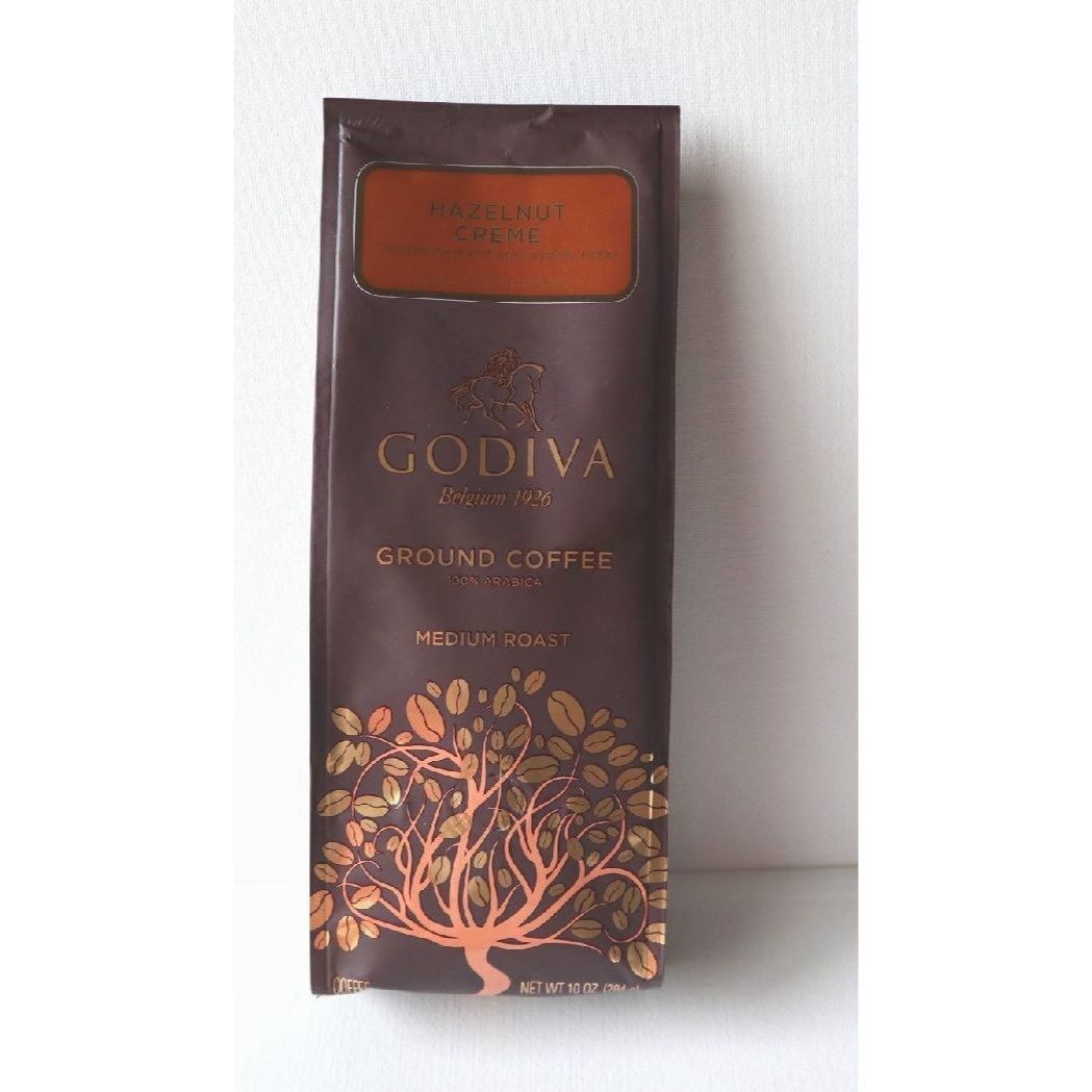GODIVA ヘーゼルナッツクレーム グラウンドコーヒー 284g 2個セット 数量限定】【入荷しました！新パッケージ】GODIVA ゴディバ
