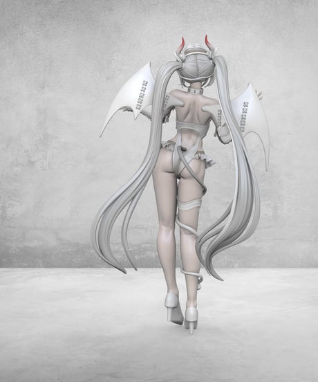 NIKKE ブラン：ホワイトデビル （3Dプリント出力品）