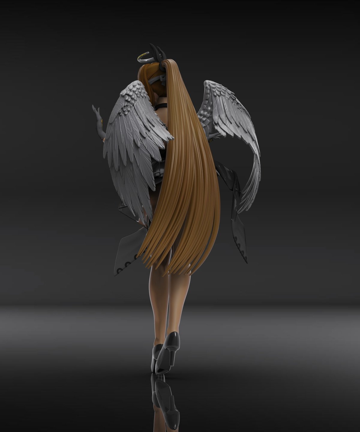 NIKKE ノワール：ブラックエンジェル （3Dプリント出力品) | じんべい.shop