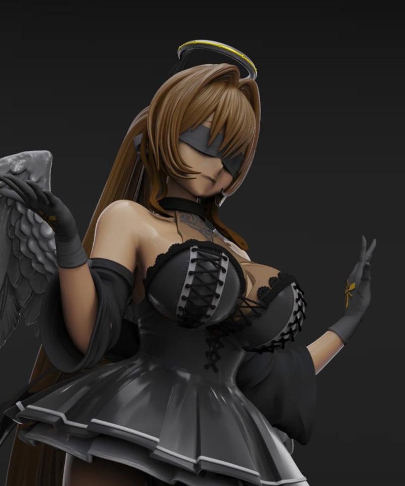 NIKKE ノワール：ブラックエンジェル （3Dプリント出力品) | じんべい.shop